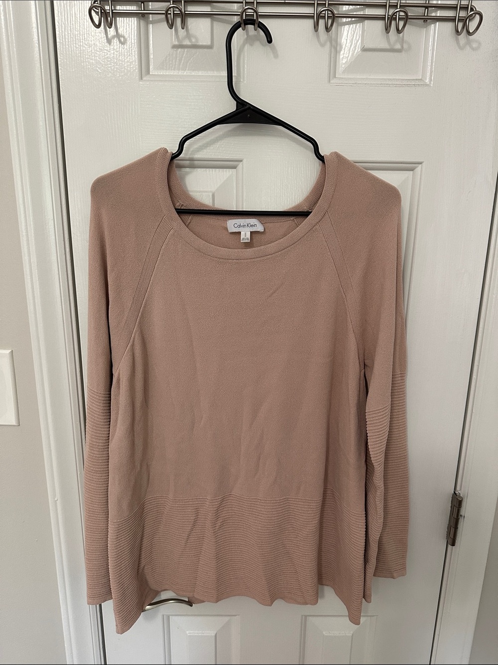 Calvin Klein Dusty Rose Long Sleeve Crewneck Pullover